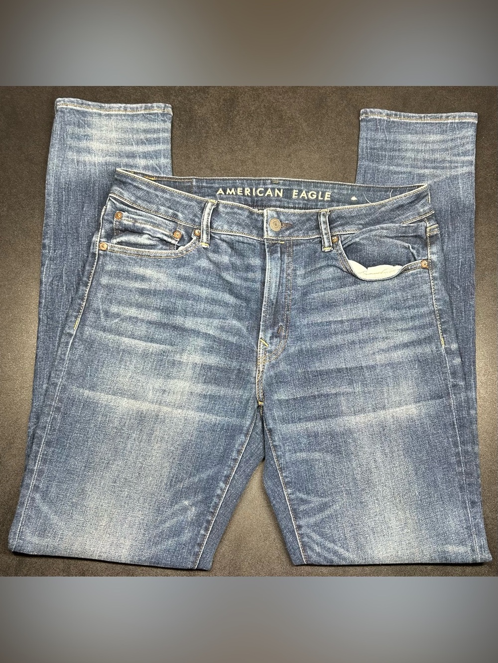 American Eagle Men's Size 34x34 Next Level Airflex Slim Skinny Jeans